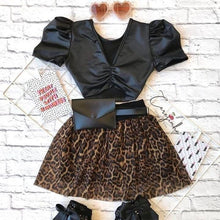 Load image into Gallery viewer, Kids cheetah skirt
