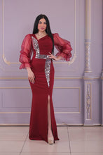 Load image into Gallery viewer, Evona Puff Sleeve Dress
