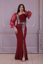 Load image into Gallery viewer, Evona Puff Sleeve Dress
