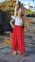Load image into Gallery viewer, Red skirt set
