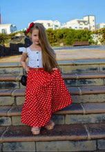 Load image into Gallery viewer, Red skirt set
