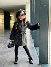 Load image into Gallery viewer, Kids Leather Jacket Set
