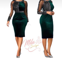 Load image into Gallery viewer, Velvet Short Dress
