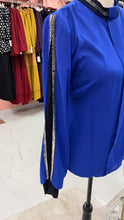 Load image into Gallery viewer, Donetti Royal Blue Blouse
